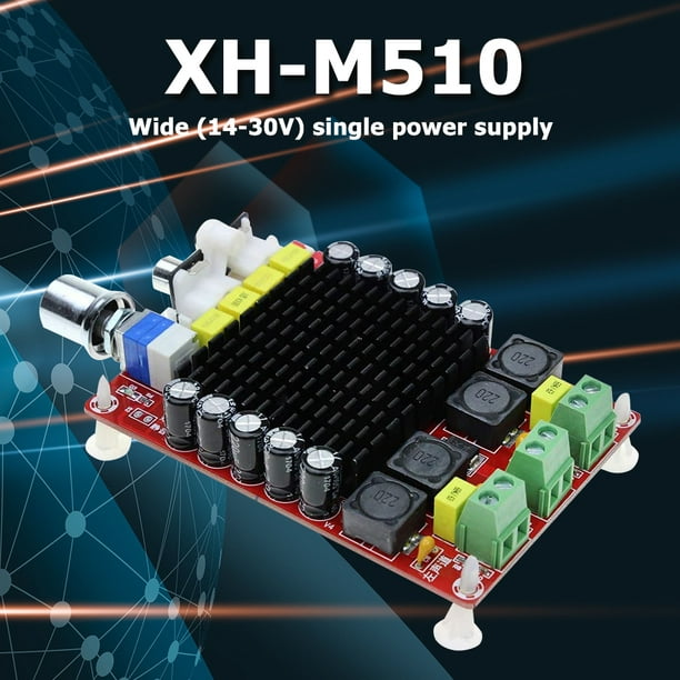 XH-M510 TDA7498 AMPLIFICADOR DE AUDIO 100W + 100W