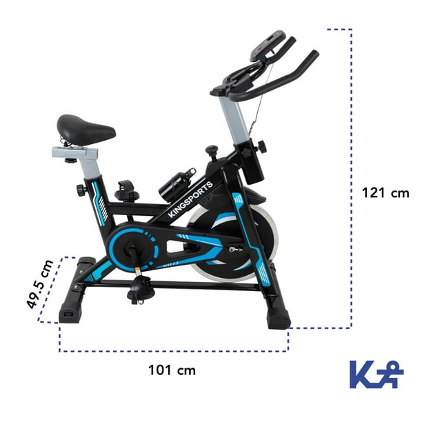 Bicicleta Estática 13KG Para Spinning Con Soporte Multifuncional