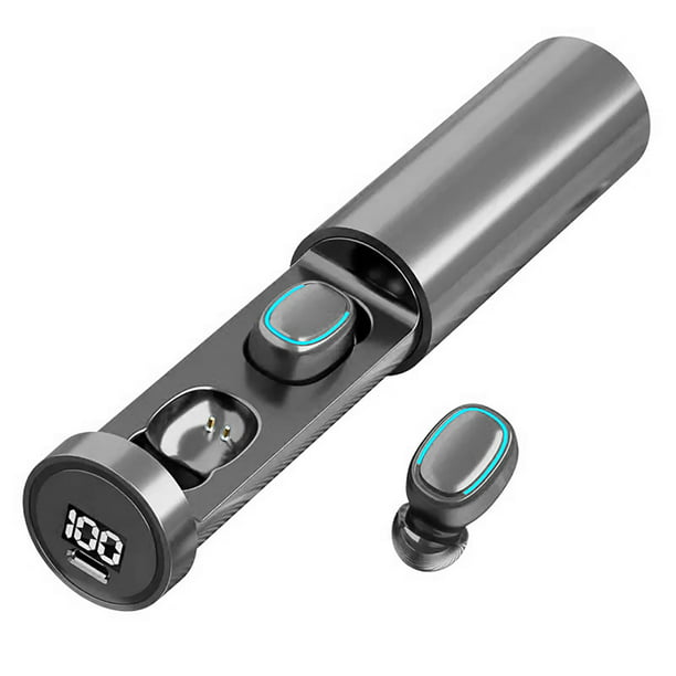 Auriculares inalámbricos verdaderos más pequeños, ABRAMTEK E8 Mini  auriculares Bluetooth 5.0, minúsculo estuche de carga USB-C, resistente al  agua IPX7, auriculares estéreo para entrenamiento deportivo