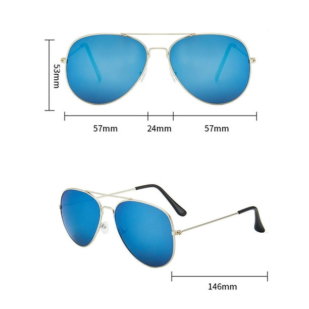 Gafas de Sol Moda Retro para Hombre Lentes polarizado Lujo Espejo