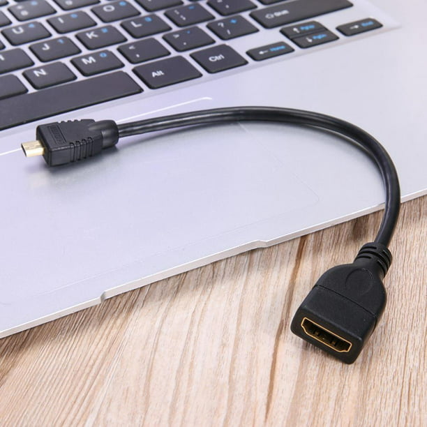 Micro HDMI-compatible Macho a HDMI-compatible Hembra Adaptador