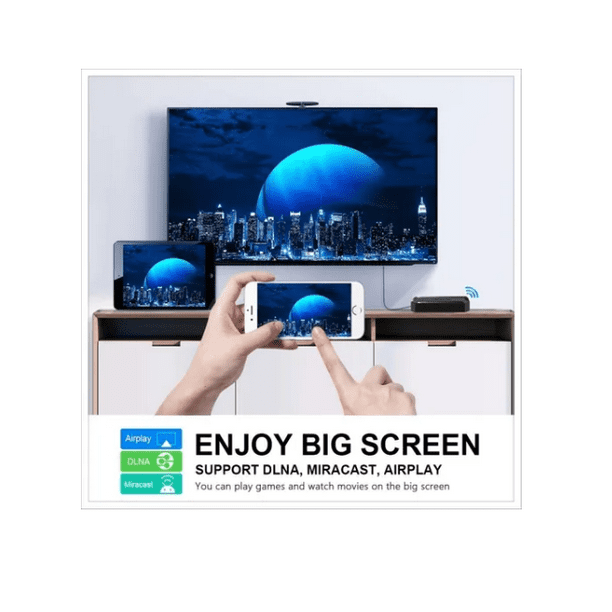 Tv Box Android Tv Certidicado Con Entrada De Internet 4k GENERICO