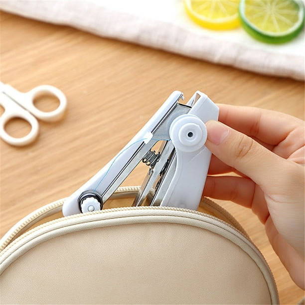 Mini máquina de coser - manual y portátil - Blanco x1 - Perles & Co