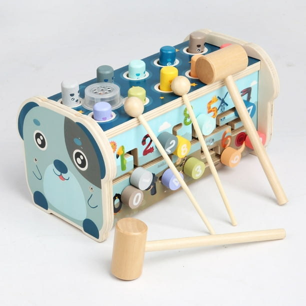 Montessori Juguetes para bebés de 0 a 6 meses y 6 a 12 meses, juguete de  madera ecológico para estimulación sensorial, desarrollo de habilidades y