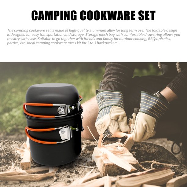 Naturehike juego de ollas para cocinar para camping