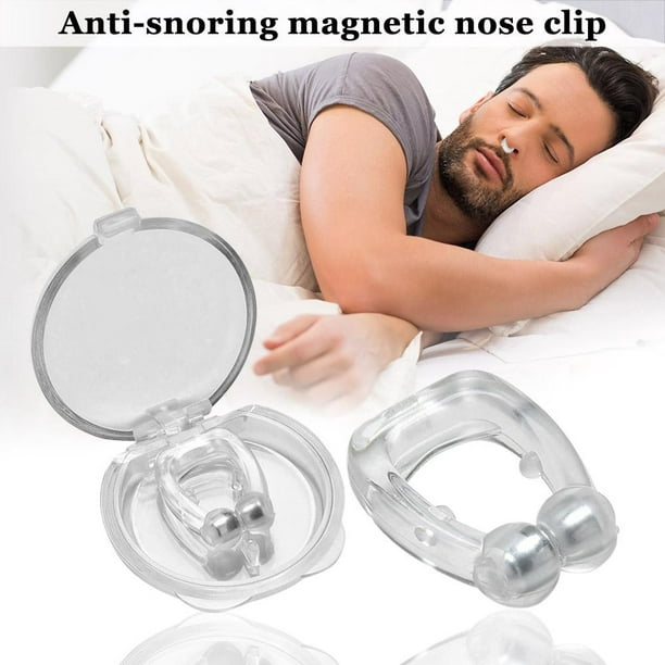 Clip magnético de silicona antironquidos para dejar de roncar, ayuda para  dormir con estuche (1 unidad) Likrtyny cuidado belleza