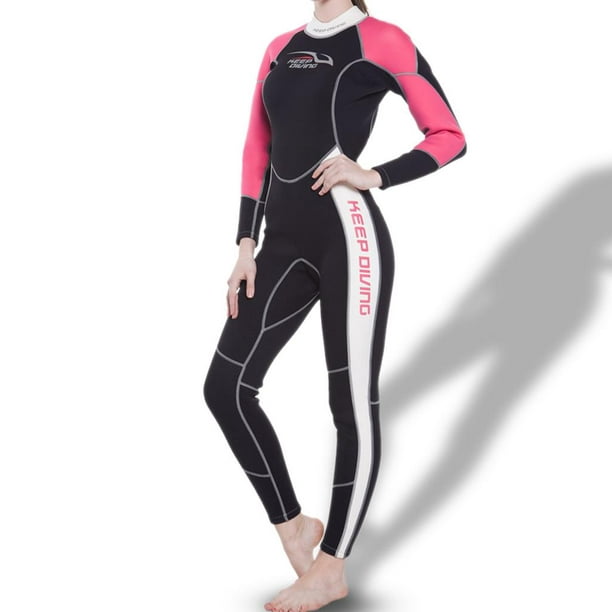  Ravani - Traje de neopreno completo de 0.118 pulgadas para mujer,  traje de neopreno de manga larga para surf, buceo, natación, kayak, traje  de neopreno para mujer (6) : Deportes y