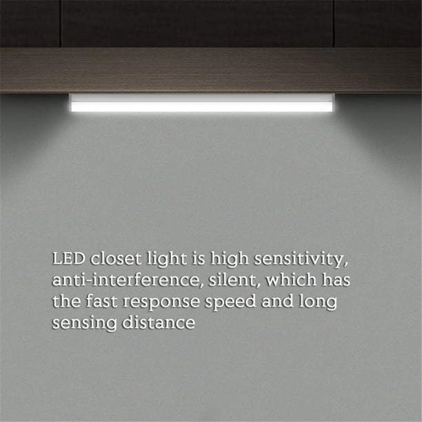 Barra de luz LED, armario recargable, sensor de iluminación, lámpara de  noche pequeña para el hogar inteligente, luz amarilla cálida, 297 mm  Advancent HA006048-04