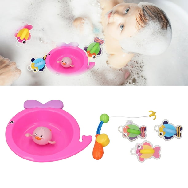baño bañera juguete dibujos animados playa baño interactivo lindo juego de  bañera Rosa perfke juguetes de ducha de baño