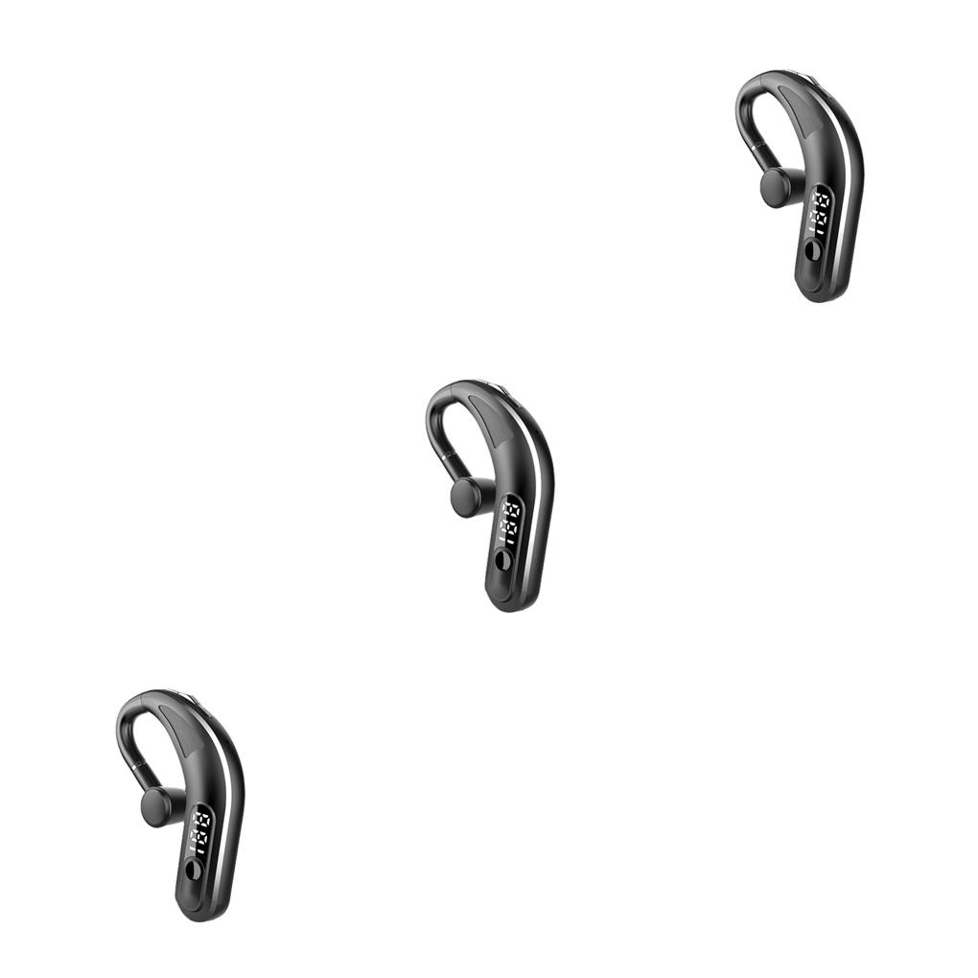 Sidaley Auricular Inalámbrico Bluetooth compatible Deportes Pantalla  digital Control de voz Gancho para la oreja Corriendo Auriculares  inteligentes Type1 NO1