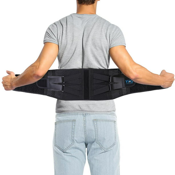 BODYPERFECT Faja Lumbar para Espalda, Cinturón de Soporte Lumbar Aliviar  Dolor y Lesiones, Ciática, Faja Lumbar Deportiva para Hombre y Mujer  (Negro, X-Small) : : Salud y cuidado personal