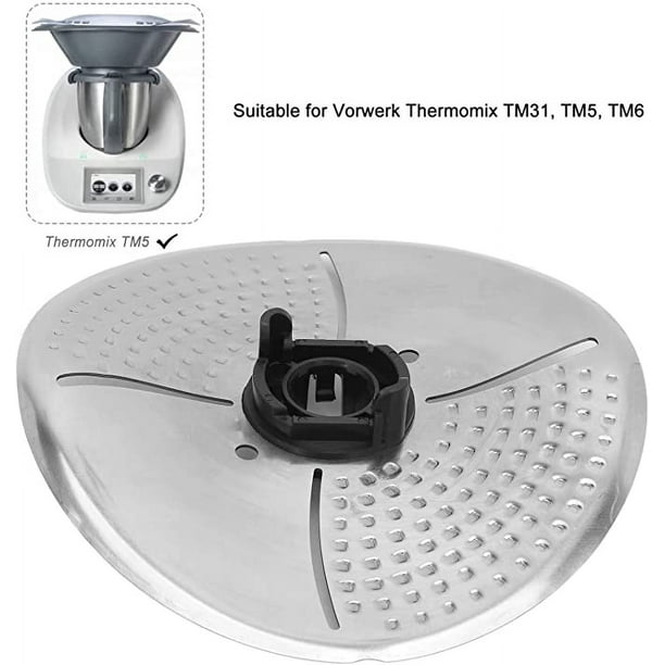 Accesorios Thermomix TM6, cubierta de cuchilla para máquina de cocina,  protector de cubierta de cuchilla para alimentos de acero inoxidable, para  Vorwerk Thermomix TM5 TM6 TM31 Rojo Verde