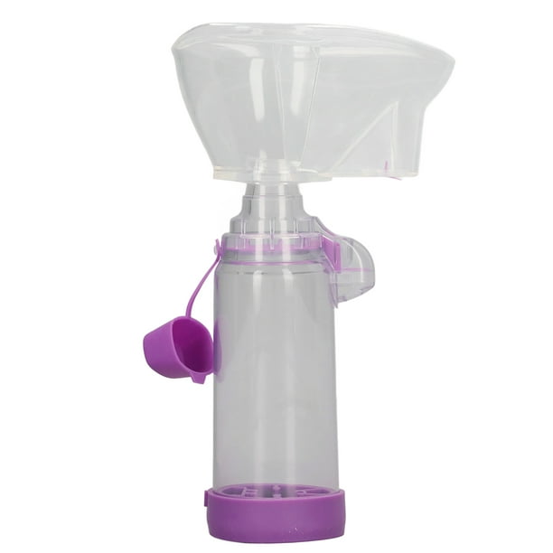 Espaciador de inhalador de cámara espaciador de inhalador de mano extraíble  estático de 175 ml de capacidad con cubierta de silicona para absorción de  medicamentos para niños ANGGREK Otros