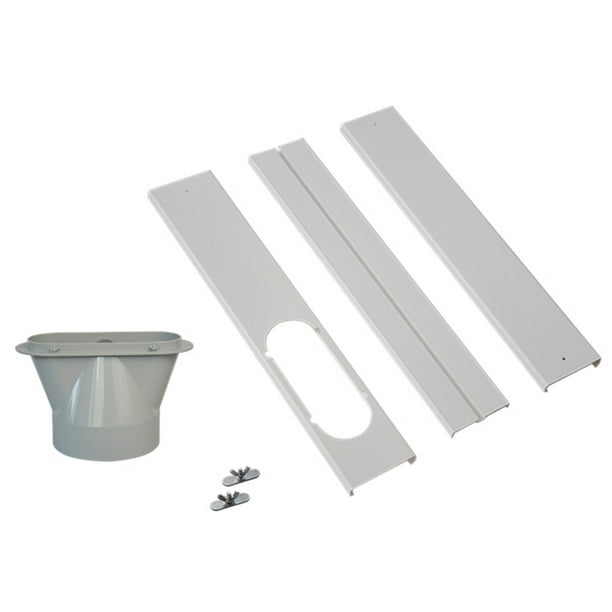 LBG Products Kit de placas de sellado de ventana de aire acondicionado  portátil, unidad de ventana de CA vertical, kit de ventilación de ventana  de CA