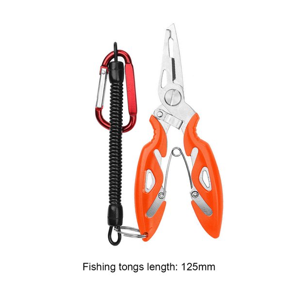Pinzas de pesca Pinzas para pesca Cortador de línea de agarre Tijeras de  pesca (Naranja) Ehuebsd Para estrenar