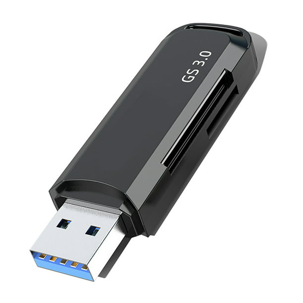 Lector de tarjetas SD USB, Vanja 2 en 1 USB 3.0 a SD/Micro SD, adaptador de  tarjeta micro SD, adaptador de tarjeta SD a USB, lector de tarjetas de