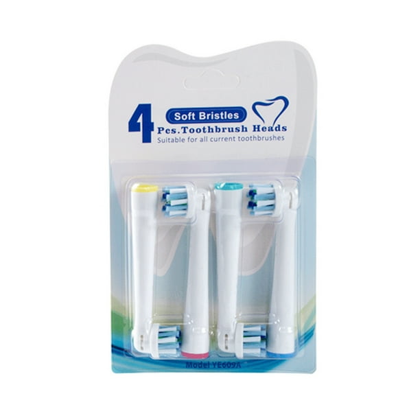 Cabezales de repuesto compatibles con OralB Braun, mejor limpieza doble,  paquete de 12 cabezales de repuesto para cepillo de dientes eléctrico Oral  B