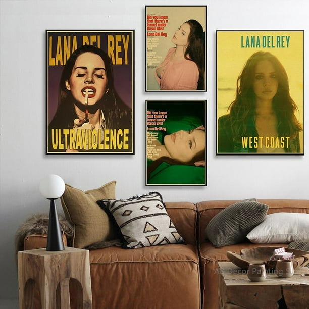  GIFTSFARM Lana Del Rey - Disco de vinilo para decoración de  pared, póster del Rey Merch, decoración de habitación (11.6 pulgadas, juego  de 2) : Hogar y Cocina