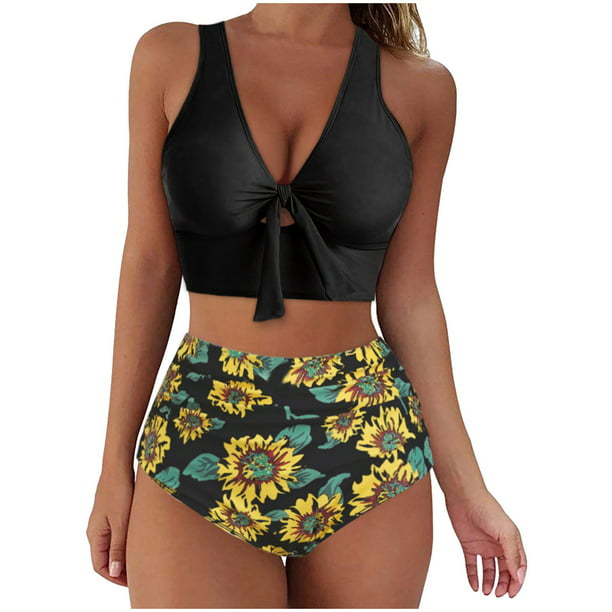 Conjunto de bikini a la para mujer, traje de baño de dos piezas con relleno, almohadilla el Fridja nalpqowj53595 | Walmart en línea