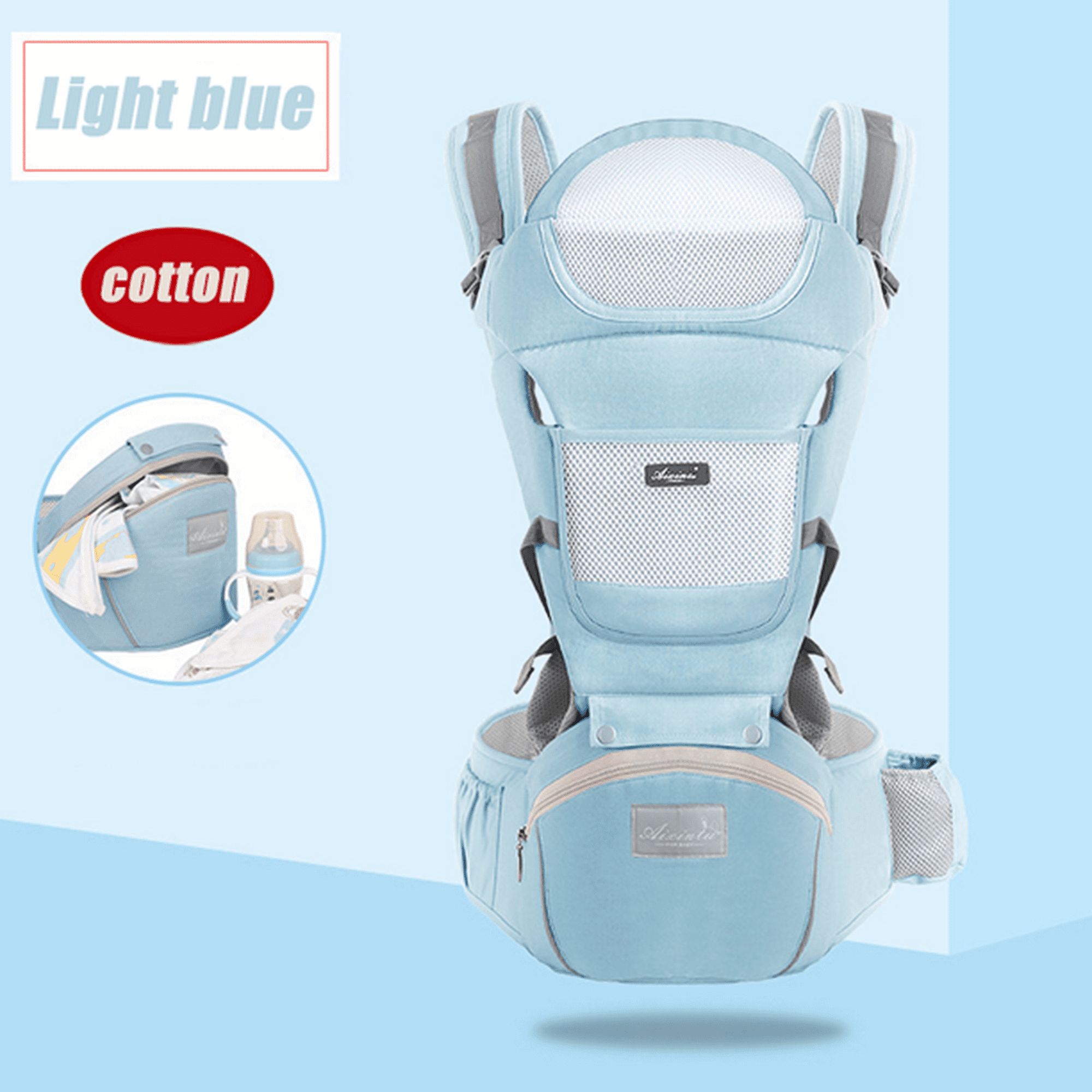 Canguros Bebés Mochila Ergonómica Porta Bebe 0-36 Meses