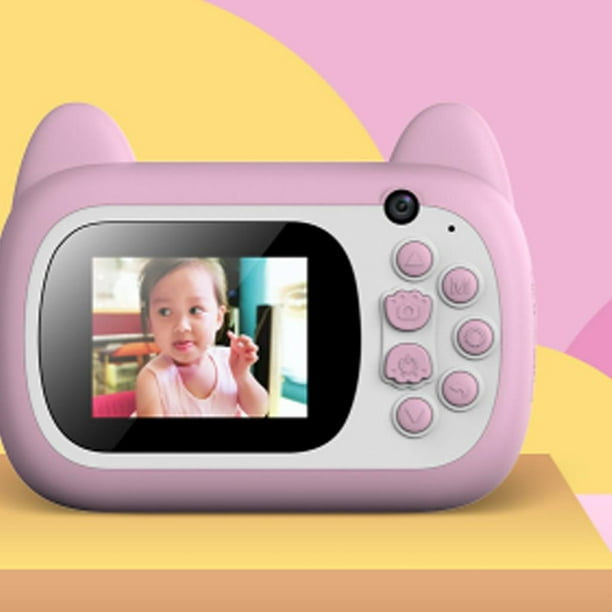 Cámara digital Mini cámara de bolsillo 18MP Pantalla LCD de 2,7 pulgadas  Zoom 8x Captura de sonrisas Irfora Cámara digital