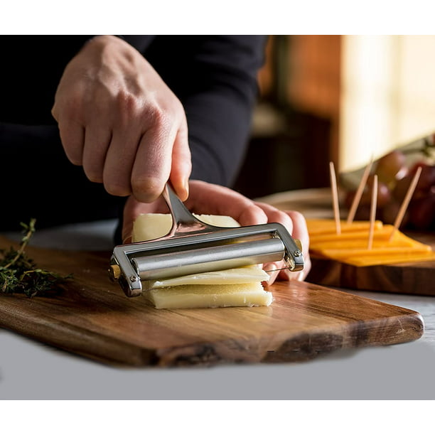 Rebanador de queso de alambre de acero inoxidable cortador ajustable para  quesos