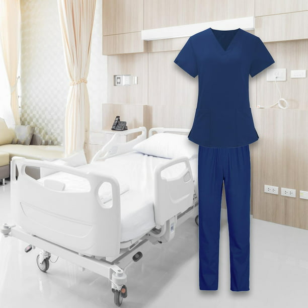Trabajo de enfermería para mujeres Exfoliante Clínica Uniforme de enfermera  Túnica transpirable con Soledad Pantalones de lactancia