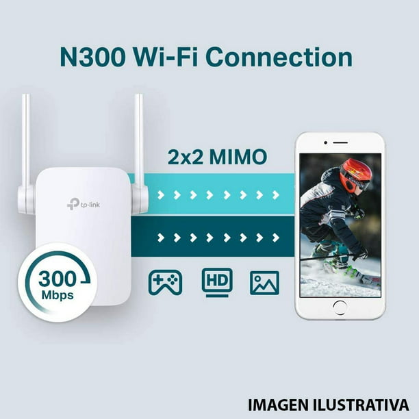 AMPLIFICADOR REPETIDOR SEÑAL WiFi N 300 TP-LINK