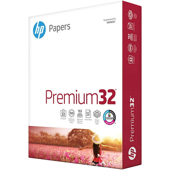 impresora de papeles hp papel 85x11 premium 32 lb 1 resma 5 hp papers hp papers