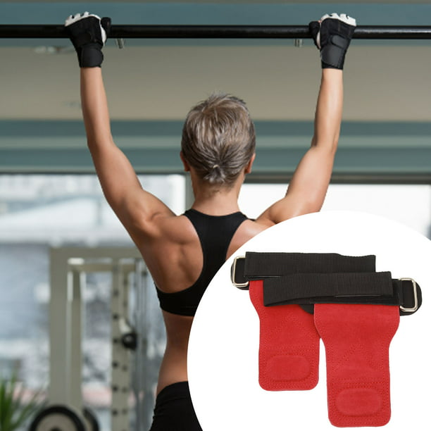 Guantes de levantamiento de pesas para entrenamiento de gimnasio para  mujer, correas de cuero