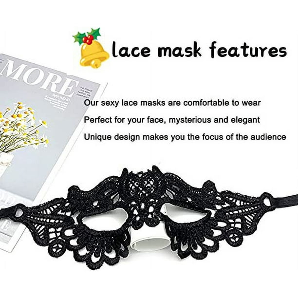 Máscara veneciana de la señora de la suerte para hombres, máscara veneciana  de encaje, fiesta de graduación de Halloween JM
