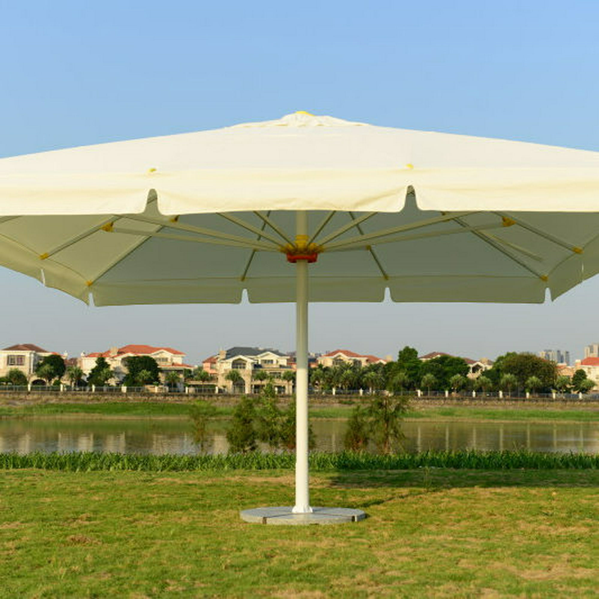 Paraguas comercial grande y resistente de 5x5m, adecuado para jardín,  exteriores, cafeterías y hoteles de Oso de Fresa Electrónica | Bodega  Aurrera en línea