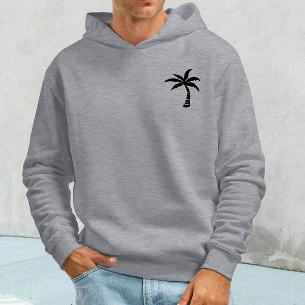 Gibobby Sudaderas hombre Sudadera con Capucha Camisa para Hombre Gris XG Gibobby