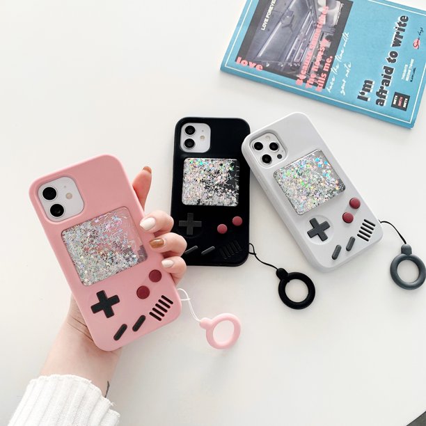 Quicksand Game Case para iPhone 11, iPhone 12 Cute Handheld Game Console  Case, 3D Cute Kids Girls Bo Sincero Hogar | Walmart en lÃ­nea