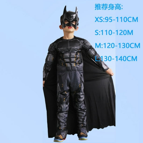 Ropa De Disfraz De Superhéroe De Batman Para Niños Con Máscaras