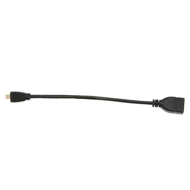 Micro HDMI-compatible Macho a HDMI-compatible Hembra Adaptador Conector  Cable Corto 17cm Ndcxsfigh Nuevos Originales