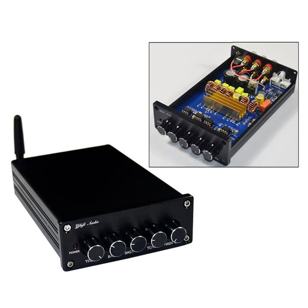 Receptor Amplificador de Audio Estéreo Bluetooth Amplificador de Alta para  Altavoces Domésticos TPA3255 Sunnimix Amplificador bluetooth