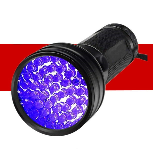 Lampe Torche UV, 51 LED Lampe de Poche UV Batterie 395nm Lumière Noire  Ultra Violette avec Câble pour Détecter Tache Urine Animal Chien, Resine,  Fluorescent, Scorpion etc.（Facile à utiliser）,b Kuyhfg Bienvenido a