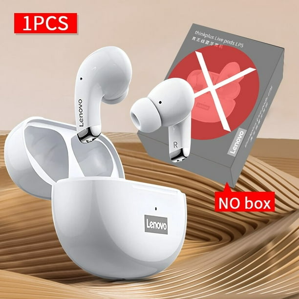 Lenovo-auriculares inalámbricos LP5 originales, cascos de música