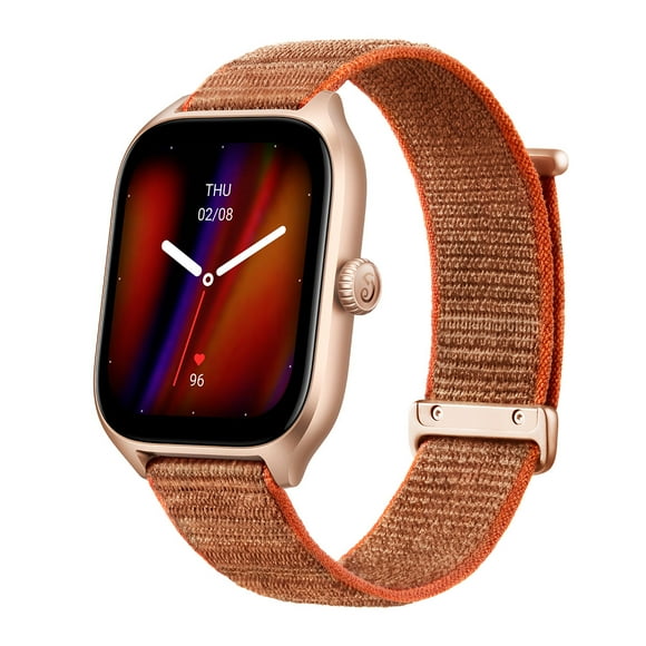 reloj inteligente smartwatch amazfit gts 4 autumn brown