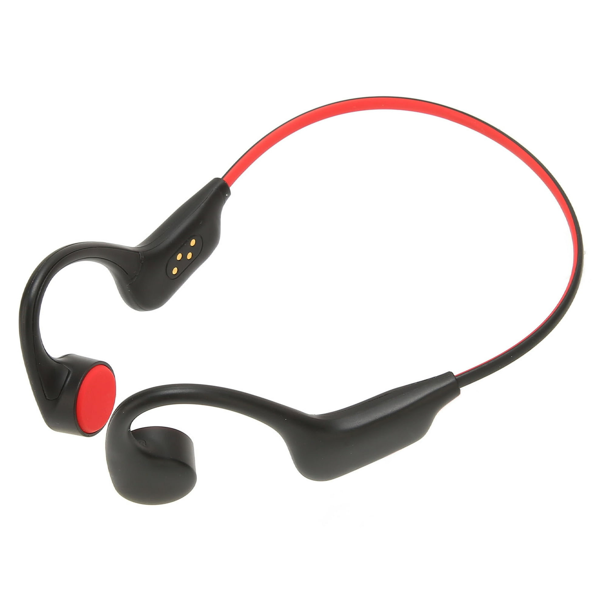 Auriculares de conducción ósea Bluetooth 5.3 Auriculares de oreja abierta  impermeables 8 horas de duración de la batería Auriculares inalámbricos con