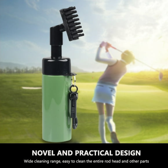 termos para agua cepillo de pulverización de golf cepillo limpiador de golf de plástico a prueba de fugas tipo prensa accesorios deportivos verde likrtyny