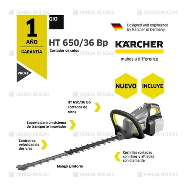 Soplador De Hojas A Batería 36v Karcher Lb 930/36 Bp