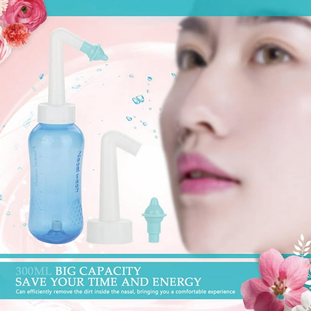 Botella de lavado nasal botella de enjuague sinusal limpiador de