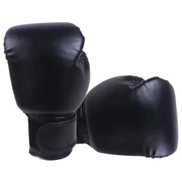 adultos Guantes de boxeo Transpirable Sparring Kickboxing Punzonado adulto negro Guantes deportivos de boxeo Walmart en línea