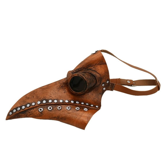 máscara de doctor de la peste máscara steampunk con pico de nariz larga y pájaros accesorios para disfraz de halloween