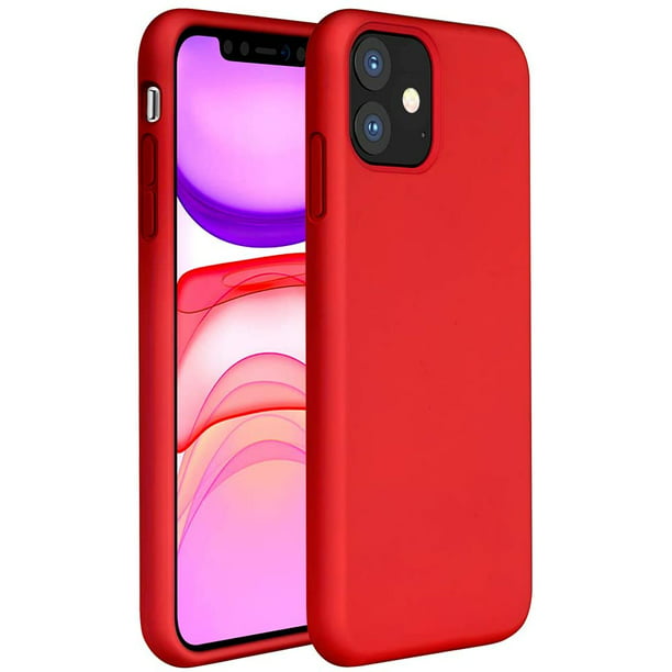 Funda De Silicona Para iPhone 11 6.1 2019 (rojo)