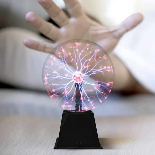 Lámpara de bola de plasma Decoración de lámpara de plasma interactiva  sensible al tacto y al sonido