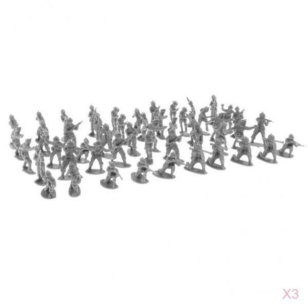 Juguetes de soldado en miniatura 4 X De Plástico, Colección De