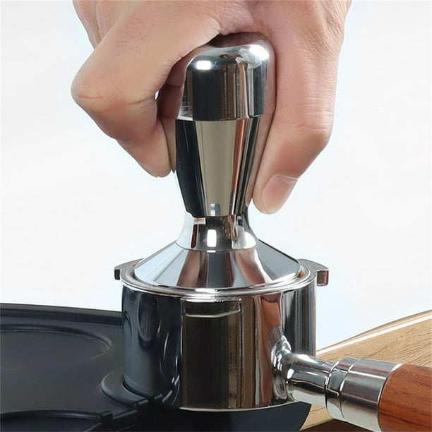 Inteprter Tamper de café en polvo Herramienta de prensa pequeña de mano  Prensador desmontable Juegos de servir café y té 53mm